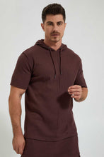 Load image into Gallery viewer, Redtag-Burgundy-Loungewear-Top-Colour:Burgundy,-Filter:Men's-Clothing,-Men-Sweatshirts,-New-In,-New-In-Men,-Non-Sale,-Section:Men,-W21B--