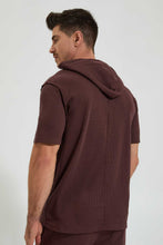Load image into Gallery viewer, Redtag-Burgundy-Loungewear-Top-Colour:Burgundy,-Filter:Men's-Clothing,-Men-Sweatshirts,-New-In,-New-In-Men,-Non-Sale,-Section:Men,-W21B--