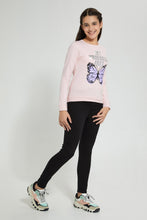 Load image into Gallery viewer, Redtag-Black-Paperbagwaist-Jegging-With-Belt-Jeggings-Senior-Girls-9 to 14 Years