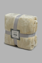 Load image into Gallery viewer, Redtag-Beige-Ultra-Soft-Blanket-
(Double-Size)-Blankets-Home-Bedroom-
