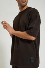 Load image into Gallery viewer, Redtag-Brown-Loungewear-Top-Colour:Brown,-Filter:Men's-Clothing,-Men-Sweatshirts,-New-In,-New-In-Men,-Non-Sale,-Section:Men,-W21B--