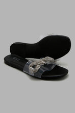 Load image into Gallery viewer, Redtag-Black-Embellished-Mule-Character,-Colour:Black,-Filter:Women's-Footwear,-New-In,-New-In-Women-FOO,-Non-Sale,-W21B,-Women-Casual-Sandals-Women's-