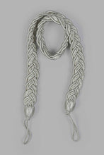 Load image into Gallery viewer, Redtag-Grey-Braided-Tie-Back-Colour:Grey,-Filter:Home-Bedroom,-HMW-BED-Tie,-New-In,-New-In-HMW-BED,-Non-Sale,-Section:Homewares,-W21B-Home-Bedroom-