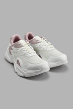 تنزيل الصورة على معرض الصور، Redtag-White-Sneaker-With-Lilac-Inset-Sneakers-Women's-