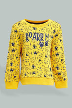 تنزيل الصورة على معرض الصور، Redtag-Mustard-Roar-Printed-Sweatshirt-With-Track-Active-Jog-Set-Colour:Mustard,-Filter:Infant-Boys-(3-to-24-Mths),-Infant-Boys-Sets,-New-In,-New-In-INB,-Non-Sale,-Section:Kidswear,-W21B-Infant-Boys-3 to 24 Months