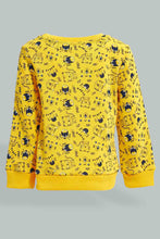 تنزيل الصورة على معرض الصور، Redtag-Mustard-Roar-Printed-Sweatshirt-With-Track-Active-Jog-Set-Colour:Mustard,-Filter:Infant-Boys-(3-to-24-Mths),-Infant-Boys-Sets,-New-In,-New-In-INB,-Non-Sale,-Section:Kidswear,-W21B-Infant-Boys-3 to 24 Months