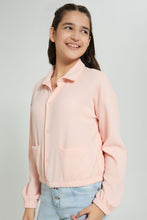 Load image into Gallery viewer, Redtag-Pink--Crop-Top-Shirt-Blouses-Senior-Girls-9 to 14 Years