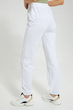 Load image into Gallery viewer, Redtag-White-Powerpuff-Print-Jogger-Joggers-Women's-