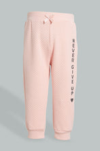 تنزيل الصورة على معرض الصور، Redtag-Pink-Quilted-Jogsuit-Colour:Pink,-Filter:Infant-Girls-(3-to-24-Mths),-Infant-Girls-Sets,-New-In,-New-In-ING,-Non-Sale,-Section:Kidswear,-W21A-Infant-Girls-3 to 24 Months