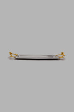 تنزيل الصورة على معرض الصور، Redtag-Silver-Hammered-Rectangle-Tray-Trays-Home-Dining-
