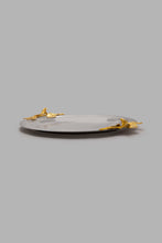 تنزيل الصورة على معرض الصور، Redtag-Silver-Hammered-Oval-Tray-Trays-Home-Dining-
