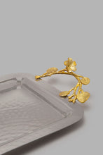 تنزيل الصورة على معرض الصور، Redtag-Silver-Hammered-Rectangle-Tray-Trays-Home-Dining-