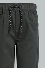Load image into Gallery viewer, Redtag-Olive-Elasticated-Knit-Denim-Jean-Jeans-Slim-Fit-Boys-2 to 8 Years