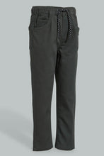 Load image into Gallery viewer, Redtag-Olive-Elasticated-Knit-Denim-Jean-Jeans-Slim-Fit-Boys-2 to 8 Years