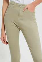 تنزيل الصورة على معرض الصور، Redtag-Olive-5-Pkt-Coloured-Skinny-Jeans-Jeans-Skinny-Fit-Women's-