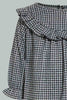 Redtag-Ing-Frilled-Houndstooth-Dress-Dresses-Infant-Girls-3 to 24 Months