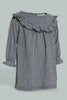 Redtag-Ing-Frilled-Houndstooth-Dress-Dresses-Infant-Girls-3 to 24 Months