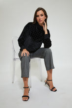 Load image into Gallery viewer, Black Studded Sweatshirt