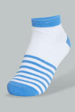 Load image into Gallery viewer, Redtag-Assorted-Stripe-Printed-Ankle-Socks-(5-Pack)-Ankle-Socks-Women's-