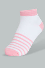 Load image into Gallery viewer, Redtag-Assorted-Stripe-Printed-Ankle-Socks-(5-Pack)-Ankle-Socks-Women's-