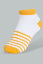 Load image into Gallery viewer, Redtag-Assorted-Stripe-Printed-Ankle-Socks-(5-Pack)-Ankle-Socks-Women's-