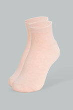 Load image into Gallery viewer, Redtag-Assorted-Melange-Plain-Ankle-Socks-(5-Pack)-Ankle-Length-Women's-