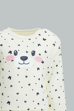 تنزيل الصورة على معرض الصور، Redtag-Cream-Printed-Jogsuit-Colour:Cream,-Filter:Infant-Girls-(3-to-24-Mths),-Infant-Girls-Sets,-New-In,-New-In-ING,-Non-Sale,-Section:Kidswear,-W21B-Infant-Girls-3 to 24 Months