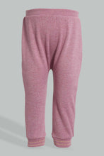 Load image into Gallery viewer, Redtag-Pink-Heart-Patch-Jogsuit-Colour:Pink,-Filter:Infant-Girls-(3-to-24-Mths),-Infant-Girls-Sets,-New-In,-New-In-ING,-Non-Sale,-Section:Kidswear,-W21B-Infant-Girls-3 to 24 Months