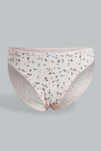 Load image into Gallery viewer, Redtag-Assorted-Print/Plain-Bikini-Briefs-(5-Pack)-365,-Colour:Assorted,-Filter:Women's-Clothing,-New-In,-New-In-Women,-Non-Sale,-Section:Women,-Women-Briefs-Women's-