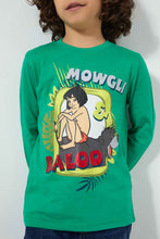 تنزيل الصورة على معرض الصور، Redtag-Green-Jungle-Book-Long-Sleeve-T-Shirt-Boys-T-Shirts,-Character,-Colour:Green,-Filter:Boys-(2-to-8-Yrs),-New-In,-New-In-BOY,-Non-Sale,-Section:Kidswear,-TBL,-W21B-Boys-2 to 8 Years