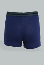 Load image into Gallery viewer, Redtag-Bsr-3-Pc-Pack-Boxer-Short-(Navy/Grey-Mel/White)-Boxers-Senior-Boys-9 to 14 Years