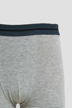 Load image into Gallery viewer, Redtag-Bsr-3-Pc-Pack-Boxer-Short-(Navy/Grey-Mel/White)-Boxers-Senior-Boys-9 to 14 Years