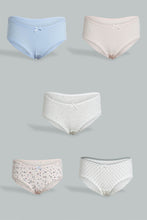 Load image into Gallery viewer, Redtag-Assorted-Print/Plain-Boyleg-Briefs-(5-Pack)-Briefs-Boyleg-Women's-