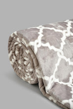 Load image into Gallery viewer, Grey Geometric Ultra Soft Blanket (Double Size)