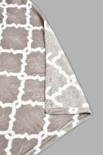Load image into Gallery viewer, Grey Geometric Ultra Soft Blanket (Double Size)