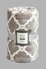 Load image into Gallery viewer, Grey Geometric Ultra Soft Blanket (Double Size)