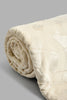 Redtag-Beige-Geometric-Print-With-Glitter-Ultra-Soft-Blanket-(Double-Size)-Blankets-Home-Bedroom-
