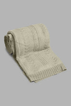 Load image into Gallery viewer, Redtag-Beige-Knit/Sherpa-Reversible-Throw-BED-PHANTASMAGORIA-3,-Colour:Beige,-Filter:Home-Bedroom,-HMW-BED-Throws,-New-In,-New-In-HMW-BED,-Non-Sale,-Section:Homewares,-W21B-Home-Bedroom-