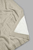 Redtag-Beige-Knit/Sherpa-Reversible-Throw-BED-PHANTASMAGORIA-3,-Colour:Beige,-Filter:Home-Bedroom,-HMW-BED-Throws,-New-In,-New-In-HMW-BED,-Non-Sale,-Section:Homewares,-W21B-Home-Bedroom-