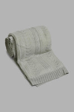 Load image into Gallery viewer, Redtag-Grey-Knit/Sherpa-Reversible-Throw-BED-PHANTASMAGORIA-3,-Colour:Grey,-Filter:Home-Bedroom,-HMW-BED-Throws,-New-In,-New-In-HMW-BED,-Non-Sale,-Section:Homewares,-W21B-Home-Bedroom-