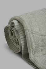 Load image into Gallery viewer, Redtag-Grey-Knit/Sherpa-Reversible-Throw-BED-PHANTASMAGORIA-3,-Colour:Grey,-Filter:Home-Bedroom,-HMW-BED-Throws,-New-In,-New-In-HMW-BED,-Non-Sale,-Section:Homewares,-W21B-Home-Bedroom-