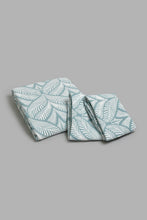 Load image into Gallery viewer, Redtag-Teal-Leaf-3-Piece-Bedspread-Set-
(Double-Size)-BED-PHANTASMAGORIA-2,-Colour:Teal,-Filter:Home-Bedroom,-HMW-BED-Bedspreads,-New-In,-New-In-HMW-BED,-Non-Sale,-Section:Homewares,-W21B-Home-Bedroom-