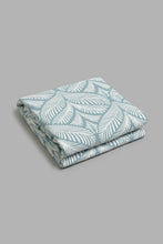 Load image into Gallery viewer, Redtag-Teal-Leaf-3-Piece-Bedspread-Set-
(Double-Size)-BED-PHANTASMAGORIA-2,-Colour:Teal,-Filter:Home-Bedroom,-HMW-BED-Bedspreads,-New-In,-New-In-HMW-BED,-Non-Sale,-Section:Homewares,-W21B-Home-Bedroom-