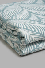 Load image into Gallery viewer, Redtag-Teal-Leaf-3-Piece-Bedspread-Set-
(Double-Size)-BED-PHANTASMAGORIA-2,-Colour:Teal,-Filter:Home-Bedroom,-HMW-BED-Bedspreads,-New-In,-New-In-HMW-BED,-Non-Sale,-Section:Homewares,-W21B-Home-Bedroom-