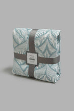 Load image into Gallery viewer, Redtag-Teal-Leaf-3-Piece-Bedspread-Set-
(Double-Size)-BED-PHANTASMAGORIA-2,-Colour:Teal,-Filter:Home-Bedroom,-HMW-BED-Bedspreads,-New-In,-New-In-HMW-BED,-Non-Sale,-Section:Homewares,-W21B-Home-Bedroom-