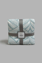 Load image into Gallery viewer, Redtag-Teal-Leaf-3-Piece-Bedspread-Set-
(Double-Size)-BED-PHANTASMAGORIA-2,-Colour:Teal,-Filter:Home-Bedroom,-HMW-BED-Bedspreads,-New-In,-New-In-HMW-BED,-Non-Sale,-Section:Homewares,-W21B-Home-Bedroom-