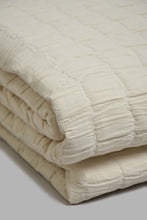 Load image into Gallery viewer, Redtag-Cream-Square-3-Piece-Bedspread-Set-
(Double-Size)-BED-PHANTASMAGORIA-3,-Colour:Cream,-Filter:Home-Bedroom,-HMW-BED-Bedspreads,-New-In,-New-In-HMW-BED,-Non-Sale,-Section:Homewares,-W21B-Home-Bedroom-