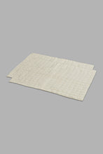 Load image into Gallery viewer, Redtag-Cream-Square-3-Piece-Bedspread-Set-
(Double-Size)-BED-PHANTASMAGORIA-3,-Colour:Cream,-Filter:Home-Bedroom,-HMW-BED-Bedspreads,-New-In,-New-In-HMW-BED,-Non-Sale,-Section:Homewares,-W21B-Home-Bedroom-