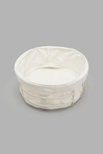 Load image into Gallery viewer, Redtag-Cream-Round-Bread-Basket-Colour:Cream,-Filter:Home-Dining,-HMW-DIN-Baskets,-New-In,-New-In-HMW-DIN,-Non-Sale,-Section:Homewares,-W21B-Home-Dining-0