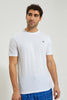 Redtag-White-T-Shirt-With-Flannel-Shorts-Set-Colour:White,-Filter:Men's-Clothing,-Men-Pyjama-Sets,-New-In,-New-In-Men,-Non-Sale,-Section:Men,-W21B-Men's-